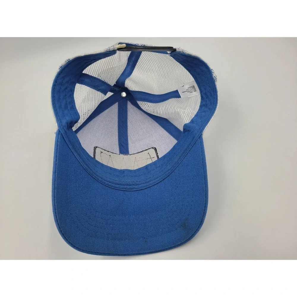 Magellan Outdoors‎ Live to Explore Mesh Trucker Snapback Hat Cap Men Women Blue